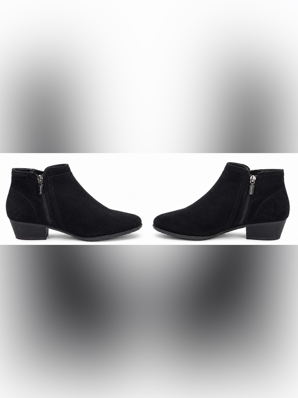 Blondo Women’s 7.5 Black Suede Waterproof Ankle Booties